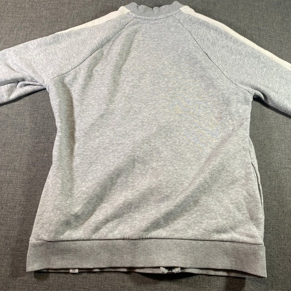 Puma Women's Track Jacket Gray Full Zip Long Sleeve Size L - Picture 7 of 8